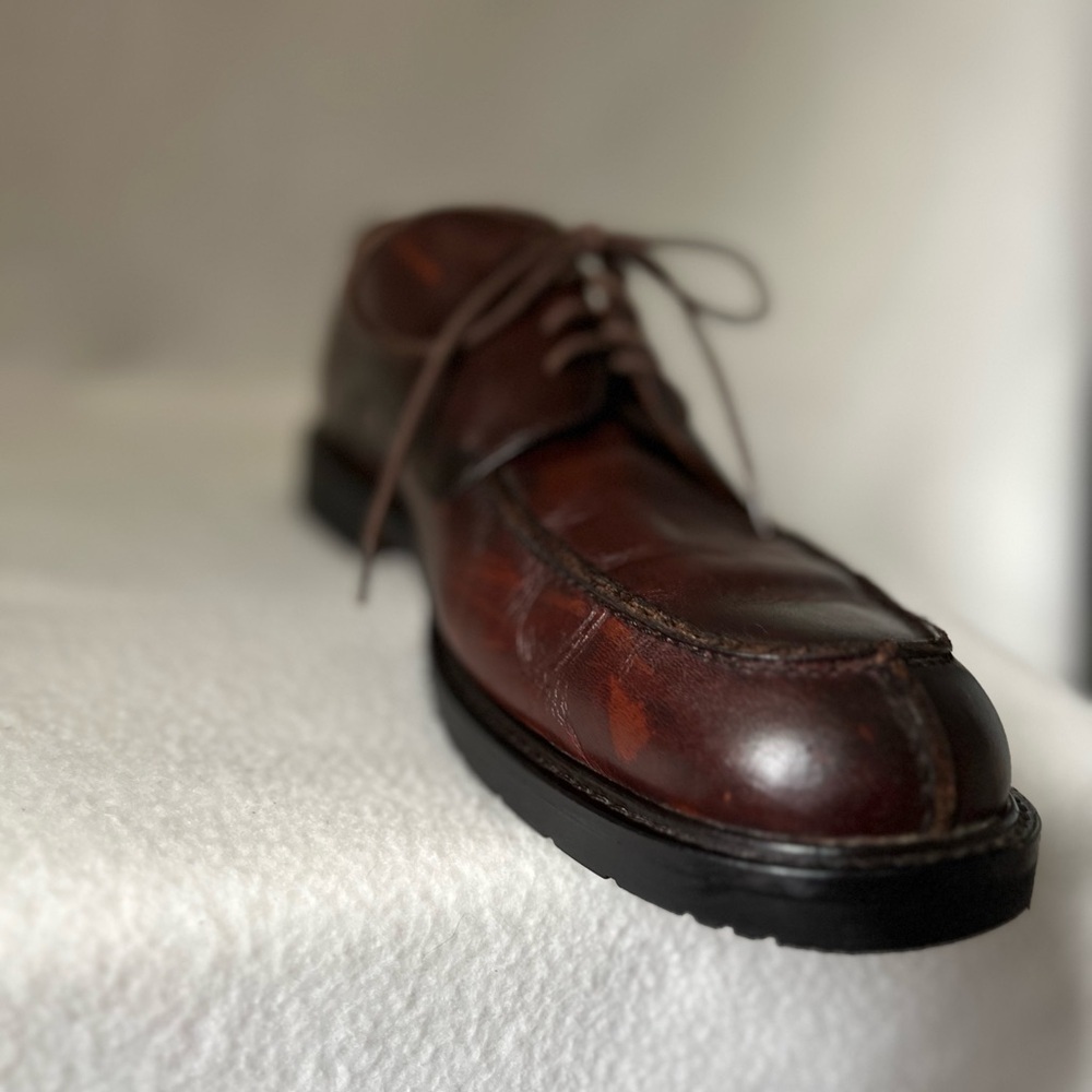 J Murphy by Johnston&Murphy Brown Leather Size 12M Lace Up Shoes - Picture 13 of 16